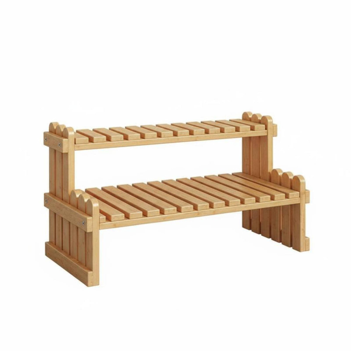 Space-Saving Miniature Tiered Plant Shelf small Size 2-Tier Display Rack Decorative Home Decor Multi-Functional for Office Workers, Homeowners, Students, sillsill, Living Room, Countertop