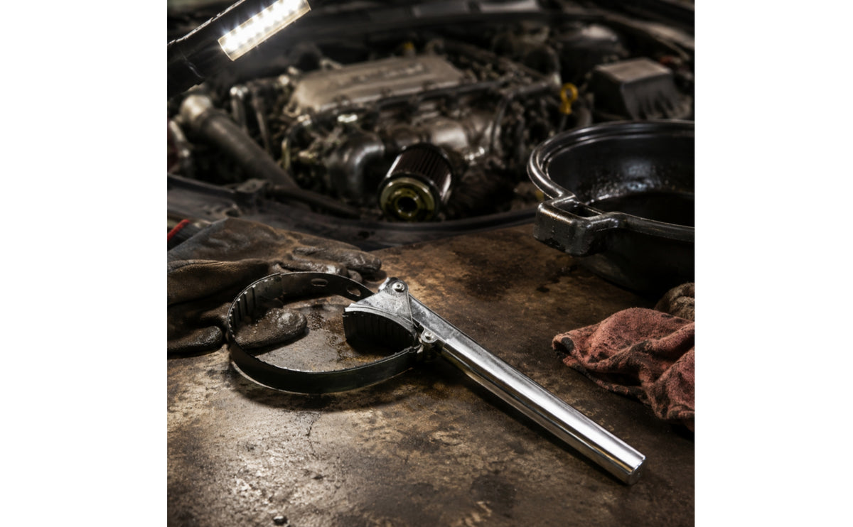 Oil Filter Wrench Easy to Use Adjustable Oil Filter Wrench Versatile for Garage