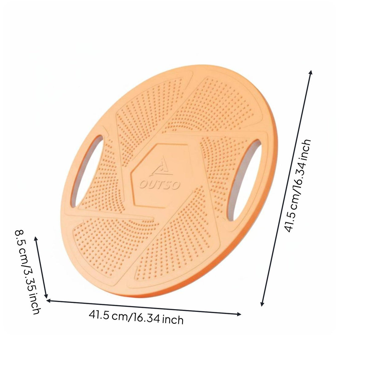 Upper-Body Press Balance Board Versatile Core Training Rotating Disc Degree Rotation Stability Disc for Physical Therapy