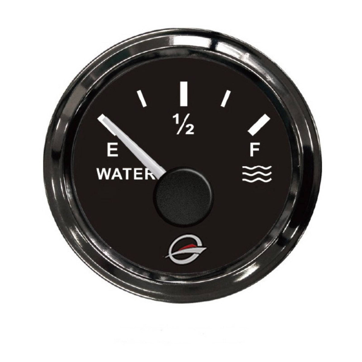 Marine Water Level Gauge Twin Resistance Input Marine Water Gauge 52 Mm Mount Vehicle Instrument for Yacht, Truck
