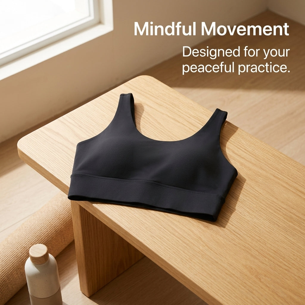 Sports Bra for Women with Breathable Moulded Cups, Seamless High Support Athletic Graduated Design