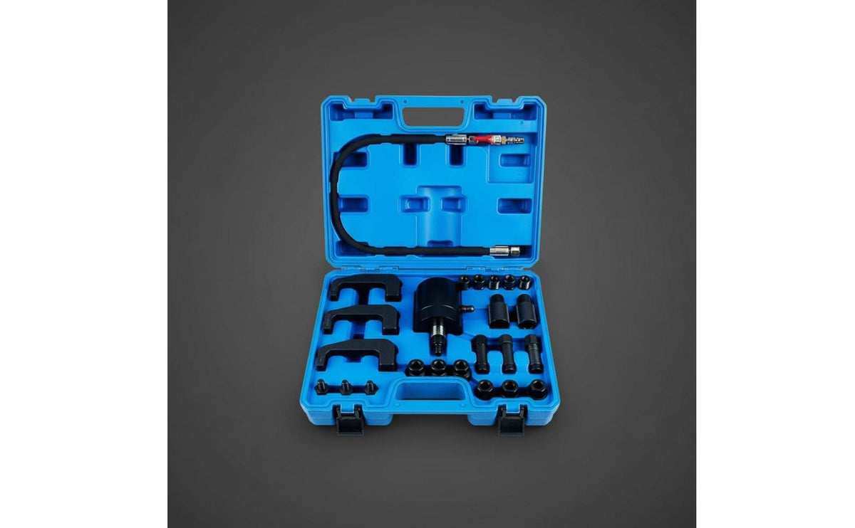 26 Pieces Pneumatic Internal Combustion Nozzle Removal Tool Set Steel Construction Pneumatic Nozzle Puller Set Portable Case for Mechanics, Garage
