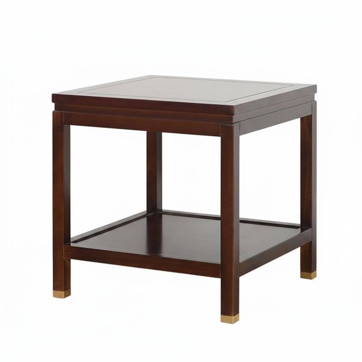 Minimalist Design dual-level Square Table Multi-Functional 2-Tier Square Table adaptable Corner Stand Space-Saving for Apartment Dwellers, Interior Decorators, Living Room, Bedroom, Small Spaces, Office