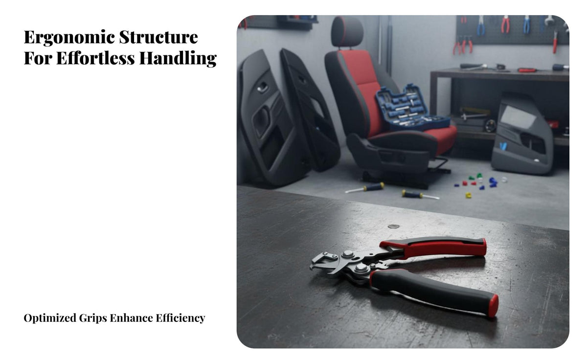 Clip Removal Pliers Stainless Metal Car Trim Removal Tool Upholstery Clip Remover for Mechanics, DIY Enthusiasts