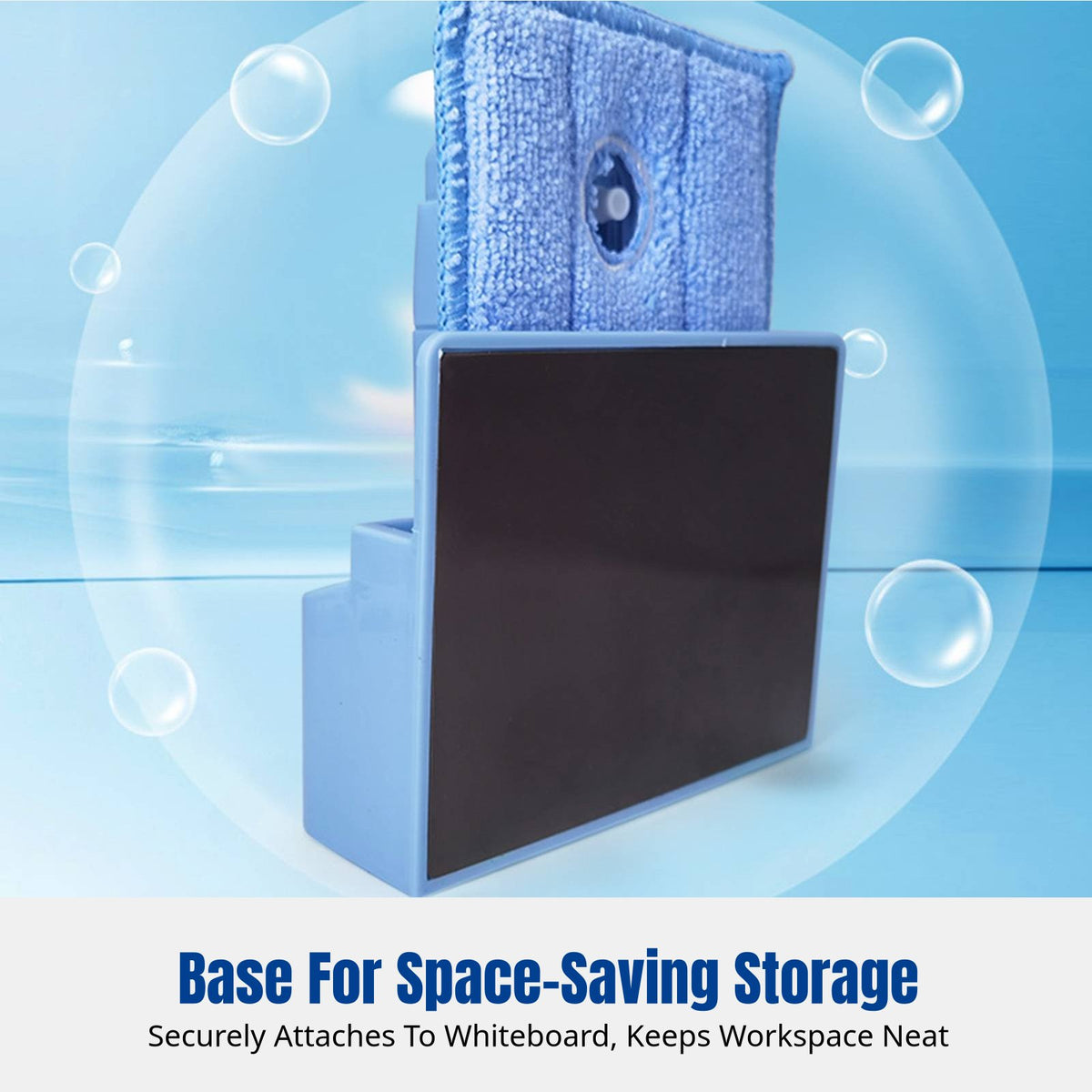 Magnetic Whiteboard Eraser, Spray Cleaning, Removable Cloth, High Absorption, Classroom Office