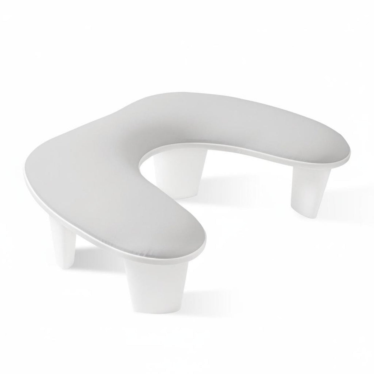 Curved Nail Arm Rest Ergonomic Design Manicure Hand Rest Stand Space Saving Wrist Support Cushion for Manicurists