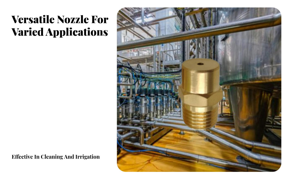 Brass Solid Cone Nozzle Versatile High Pressure Spray Nozzle Resistant High Pressure Spray Head for Farmers, Humidification, Irrigation