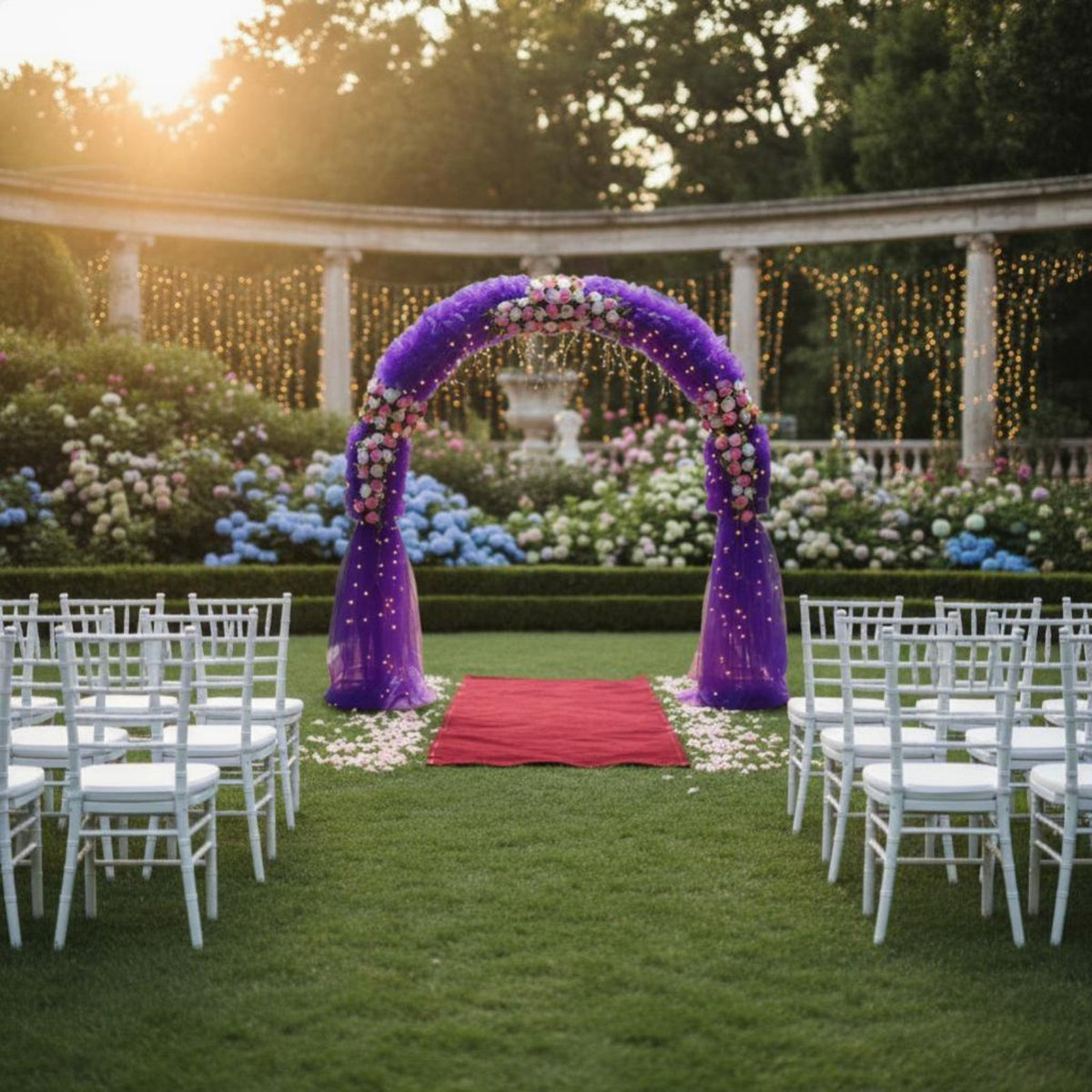 Heart-Shaped Floral Archway Artificial Floral Arrangements Nuptial Arch Arched Shape Detachable Design for Business Owners