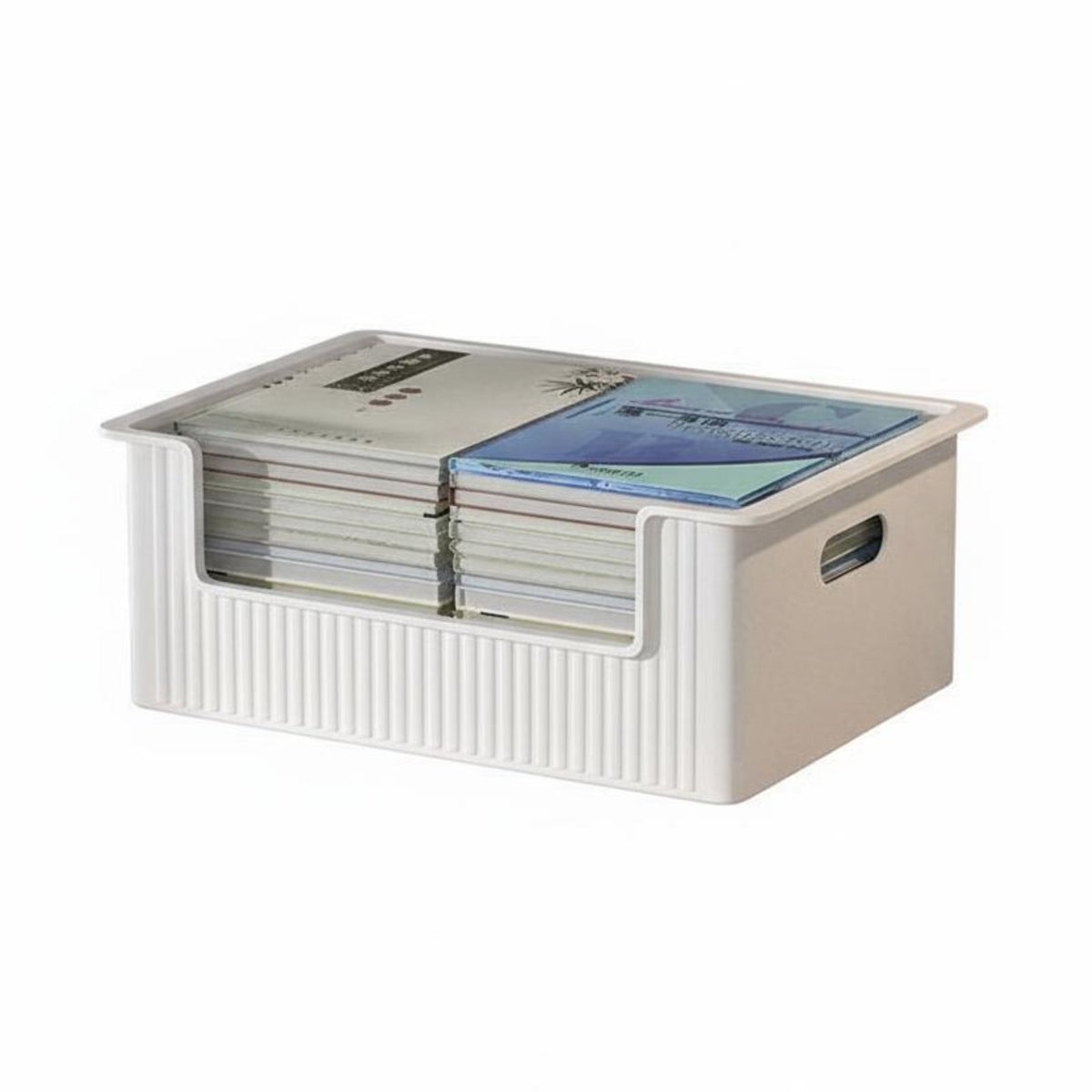 With casters Rolling Book cart Space-Saving under-table Organizer Large Capacity School Supply adaptable for Students, educators, Office Workers, Classroom, Study Room, Home