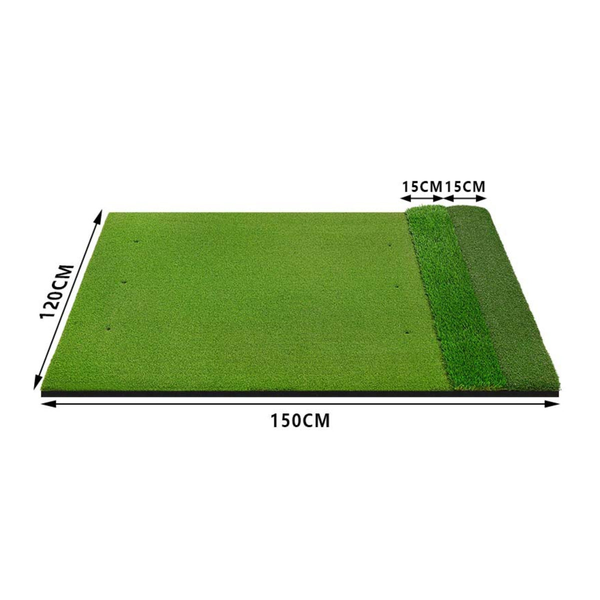 Golf Hitting Mat Textured Backing Golf Swing Mat Long-Lasting