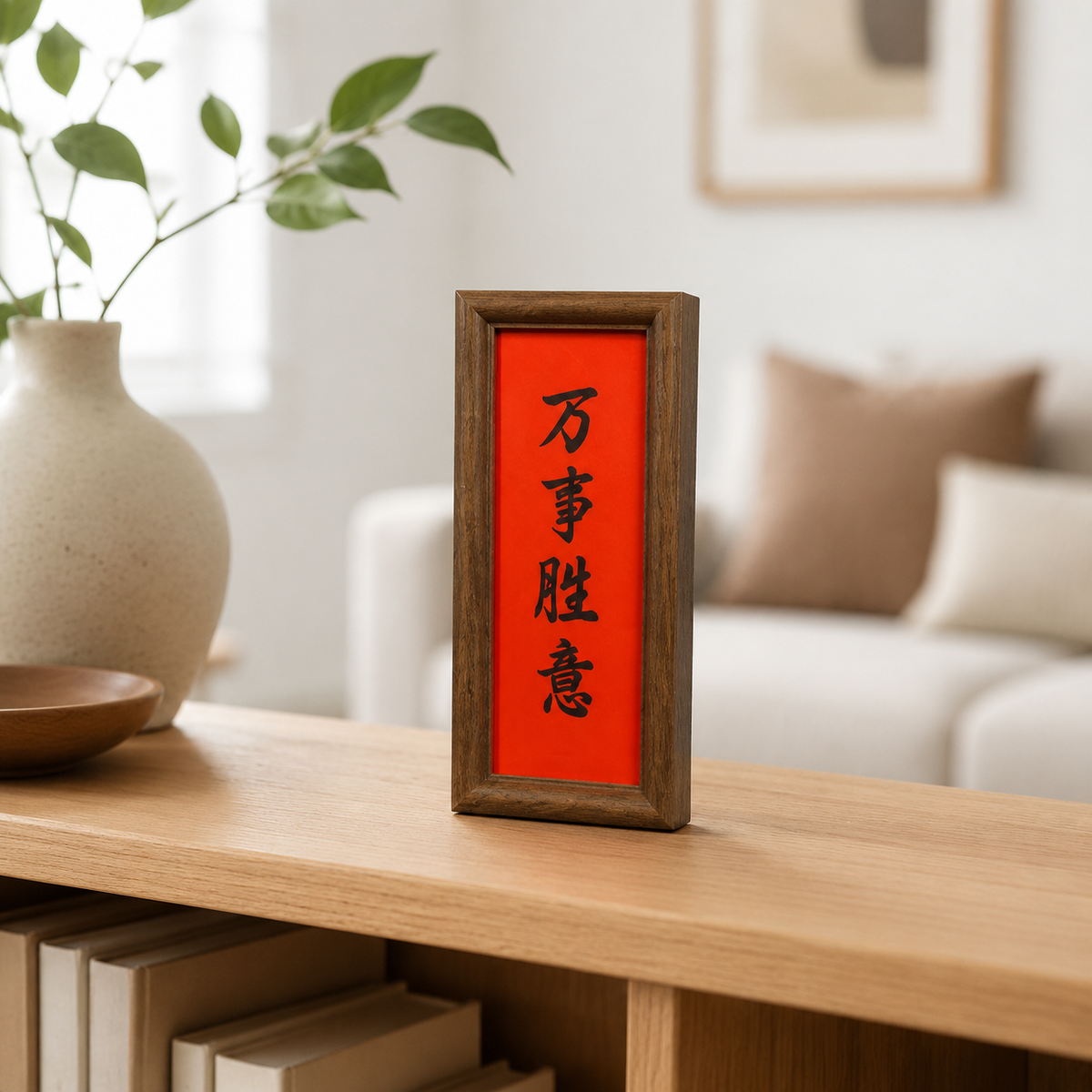 Wooden Photo Frame Family Photo Desktop & Wall Mountable With Protective Cover Magnetic Photo Frame