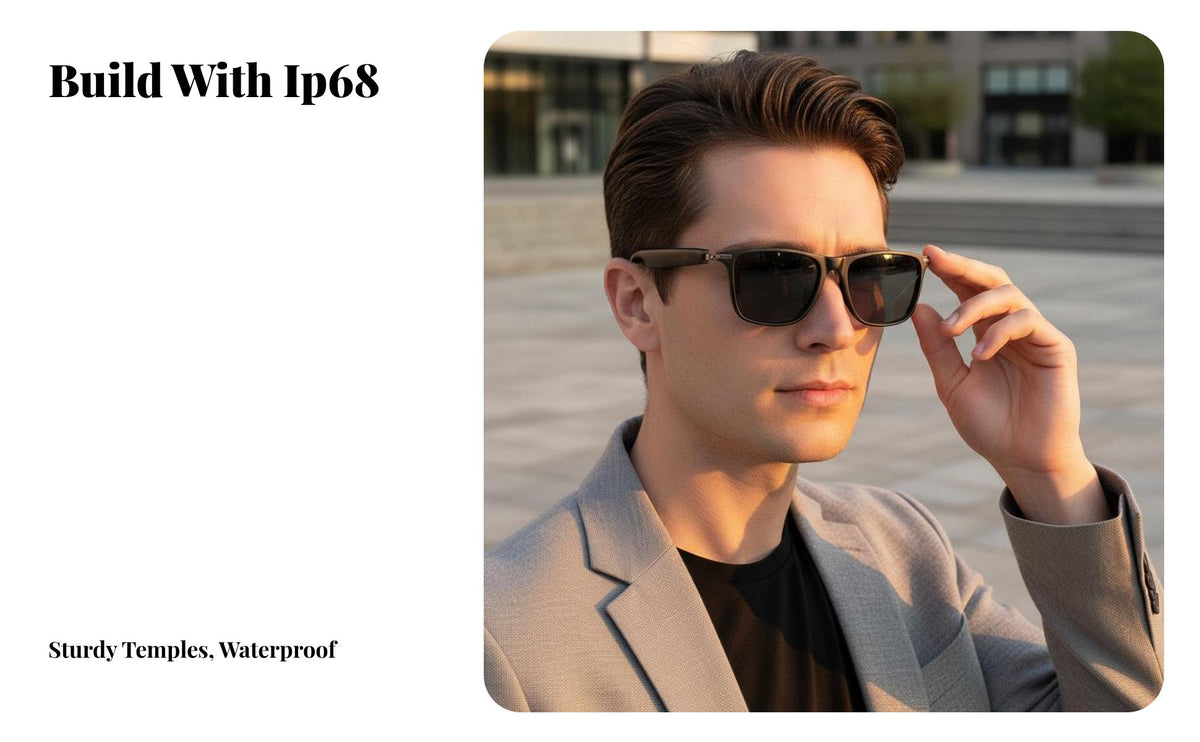 Enhanced Glasses IP68 Waterproof Smart Interpreter Glasses Instant Language Conversion Wearable Technology for Tourists