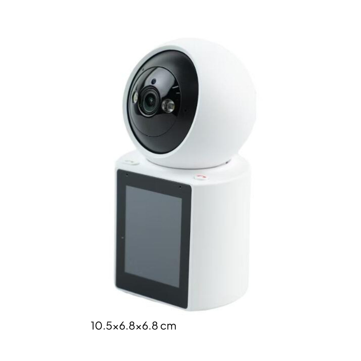 High Resolution Communication System System with Indoor Monitor Compact Tabletop Monitor with Camera Real-Time Visual Communication System Camera Easy Install for Elderly