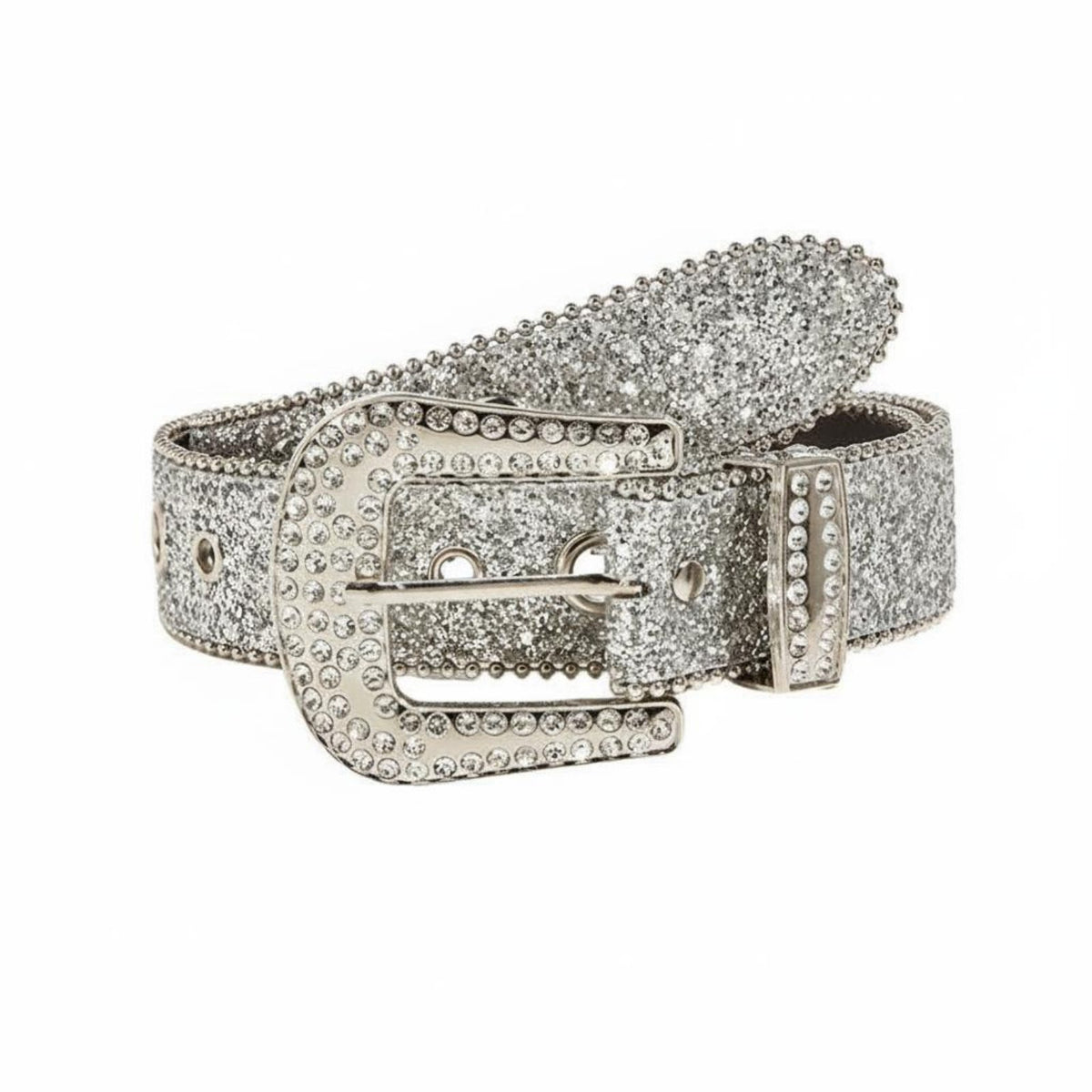 Grommet Glitter Belt Versatile Rhinestone Glitter Belt Adjustable for Parties, Festivals