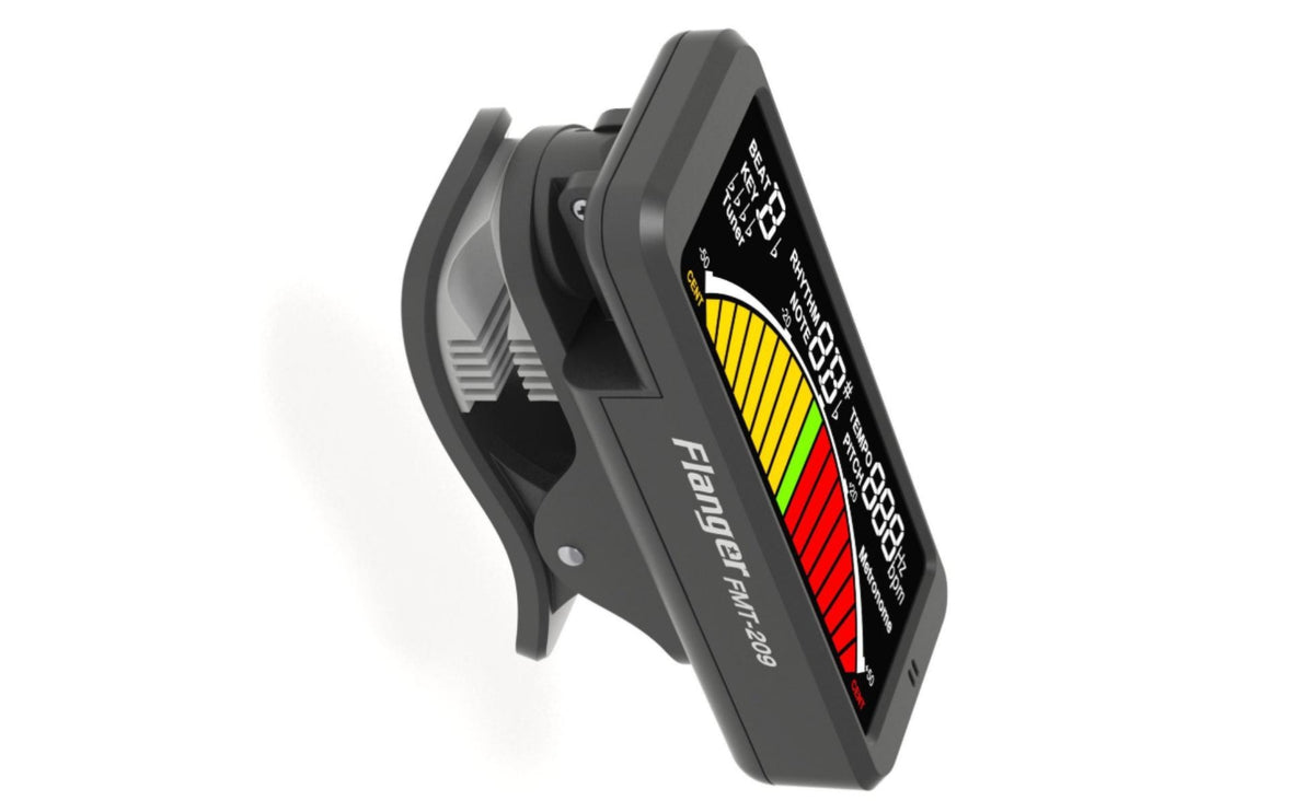 Attach-on Tuner with Metronome Easy to Read Guitar Tuner with Metronome Color Display for Guitarists, Bass Instrumentalists, Rehearsal