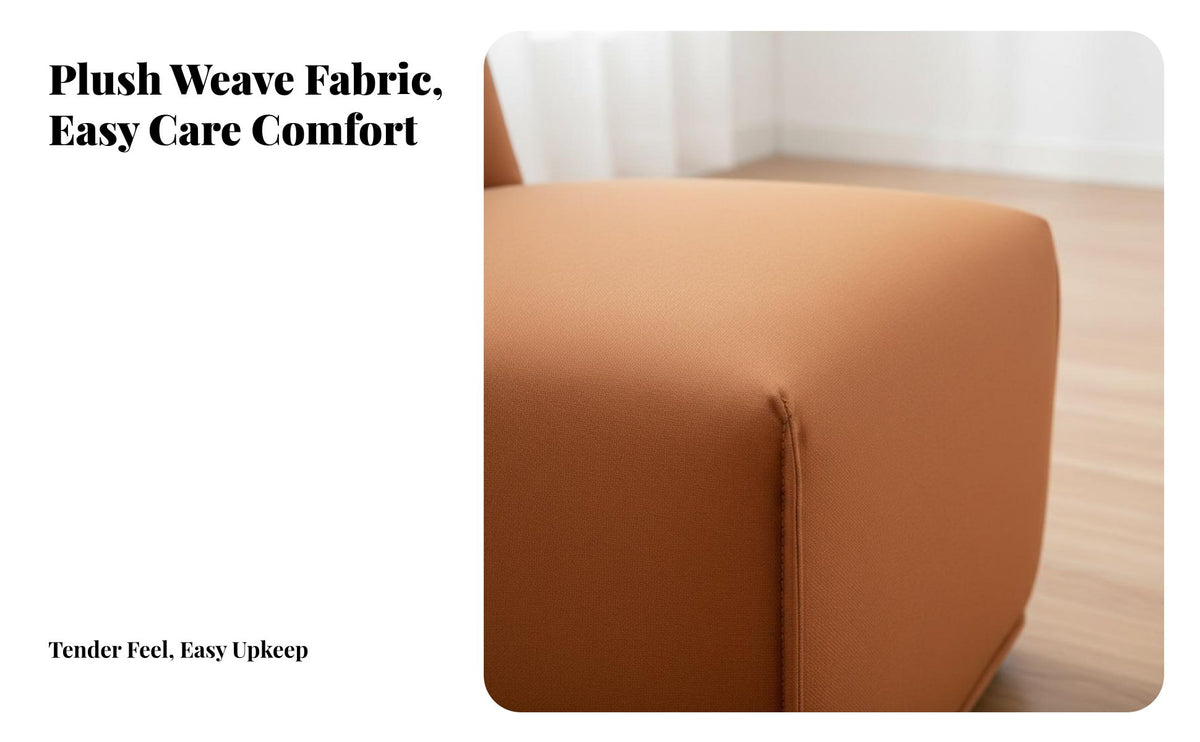 Minimalist design Upholstered Single Sofa space-saving Size cumulusShaped Armchair Easy-to-Clean Fabric Indoor Furniture Creative stand apartline for Small Apartment Dwellers, Design aficionados, Living Room, Balcony, Bedroom, perusing Corner