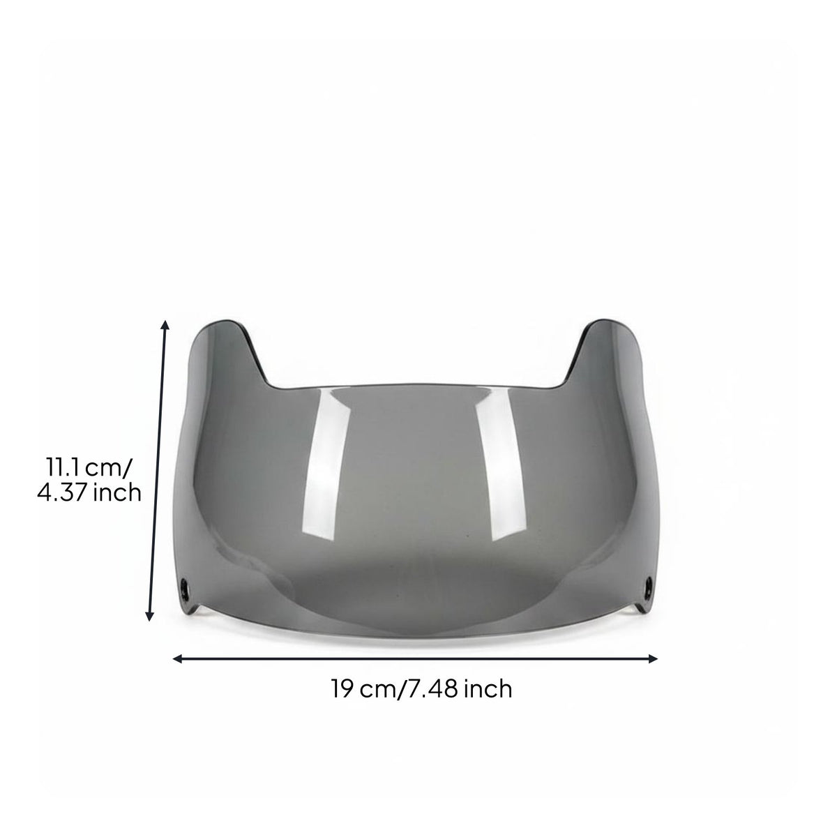 Wide Field Vision Football Helmet Visor Polycarbonate Scratch Resistant Visor Easy to Install