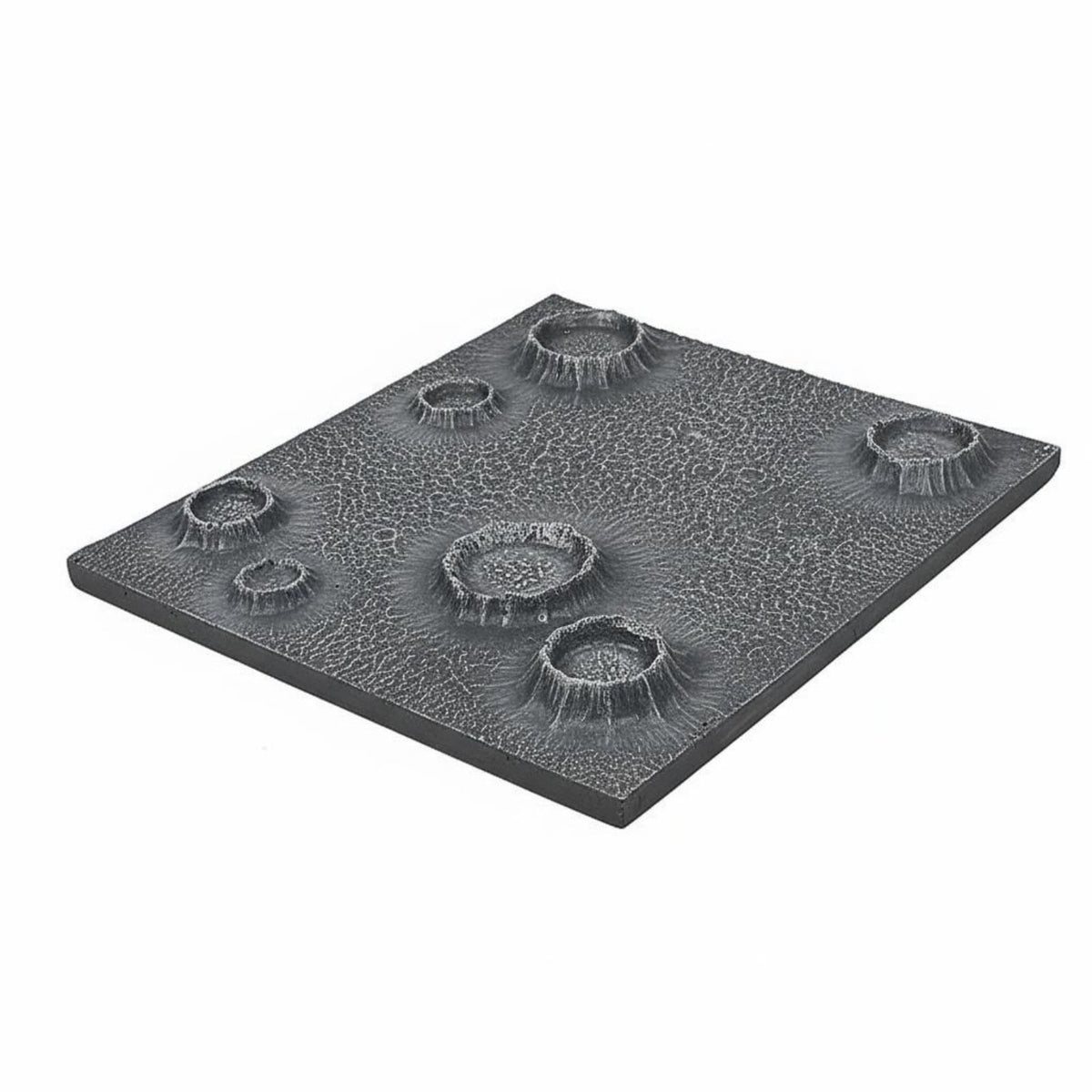 Finished Product Moon Surface Display Base Detailed Texture Cratered Terrain Model Stand for Action Figure Collectors