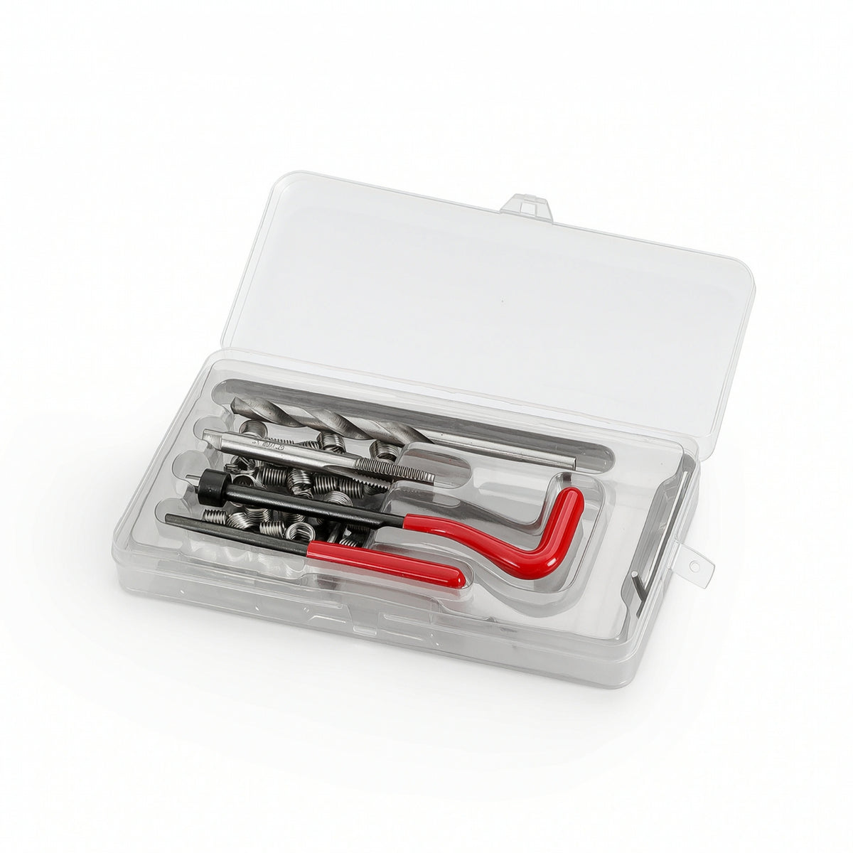 Compact Thread Repair Tool Kit with Case Organized Thread Chaser Tool Set with Storage Case Comprehensive Precision for Mechanics, DIYers, Hobbyists, Garage, Workshop