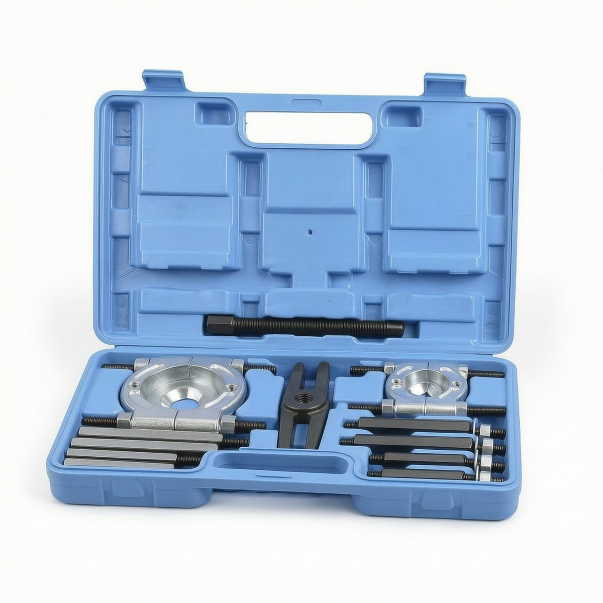 12 Pieces Bearing Puller Separator Kit Bearing Puller Kit with Case Heat-Treated for Mechanics