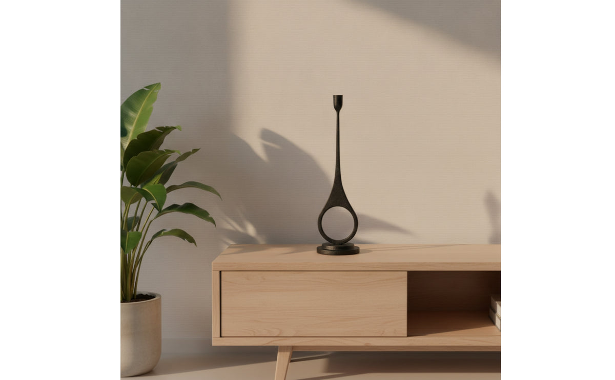 Taper Candle Holder Elegant Taper Candlestick Holder Contemporary Candle Stand for Console