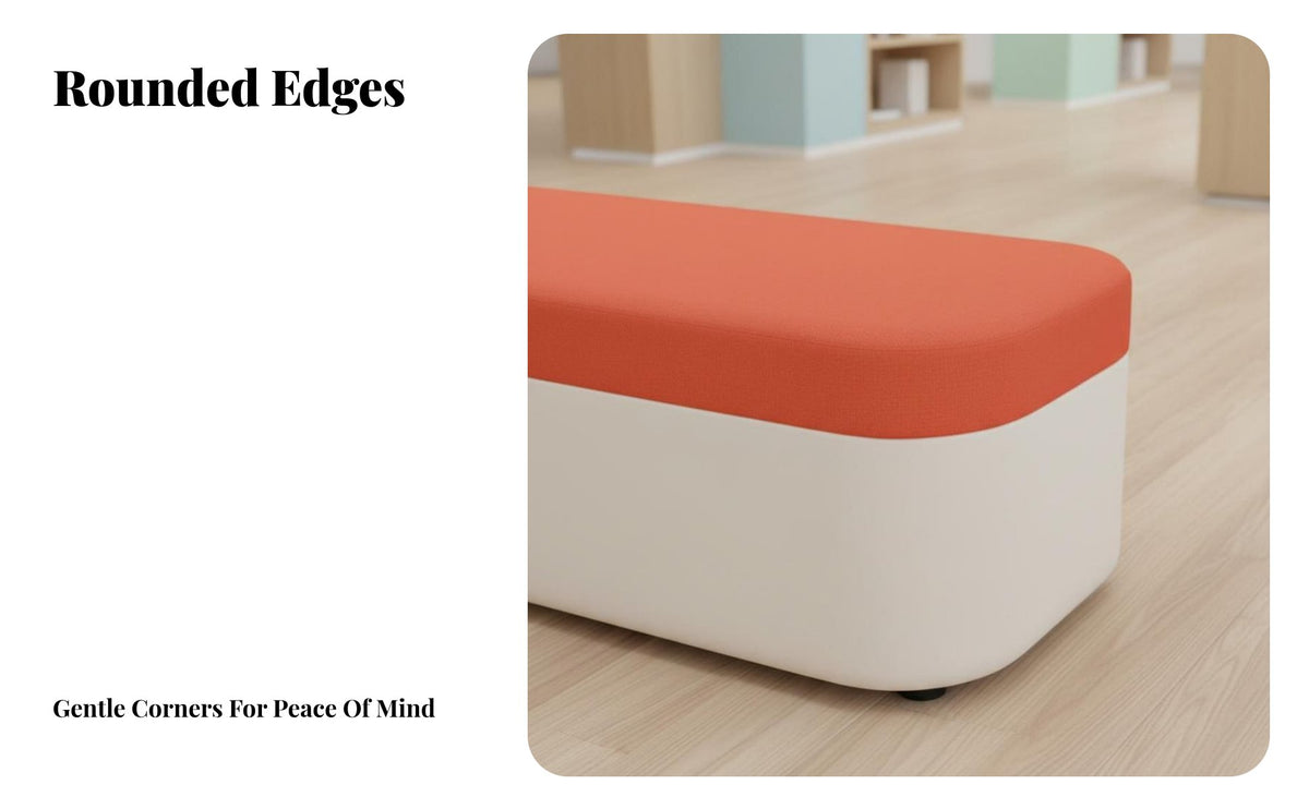 Comfortable Seating paded Metal Frame Stool Multi-Purpose Upholstered Bed End Bench Modern Design Waiting Area Seat Space-Saving for Business Owners, Interior Designers, Shoe shop, Cloakroom, Entryway, Hallway