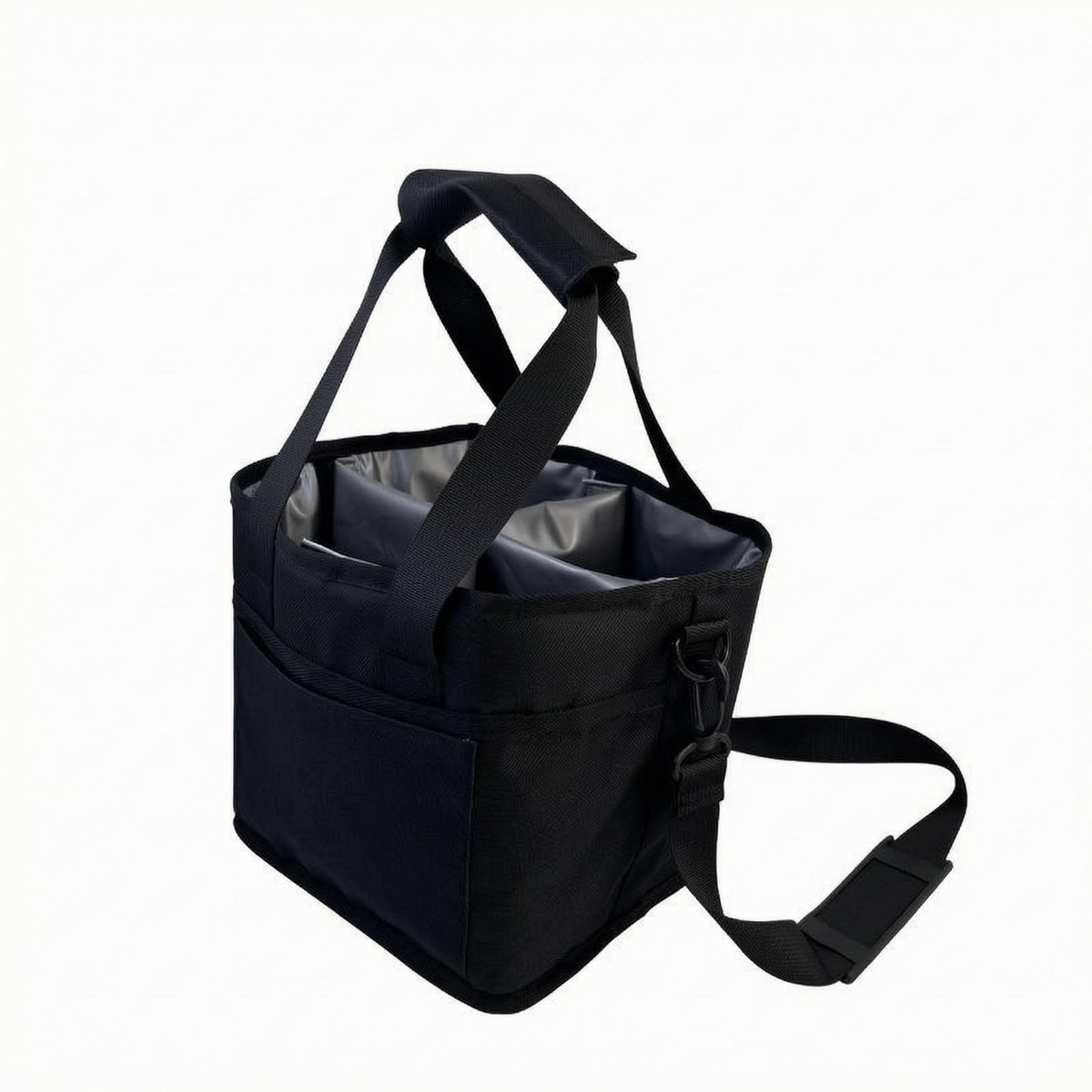 4-Compartment Bottle Carrier Carry Handles Open-Top Bottle Tote Reusable Insulated Drink Carrier