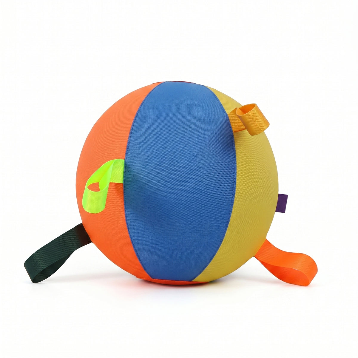Dog Ball with Loops Versatile Interactive Dog Ball Rolling for Exterior Exercise, Yards