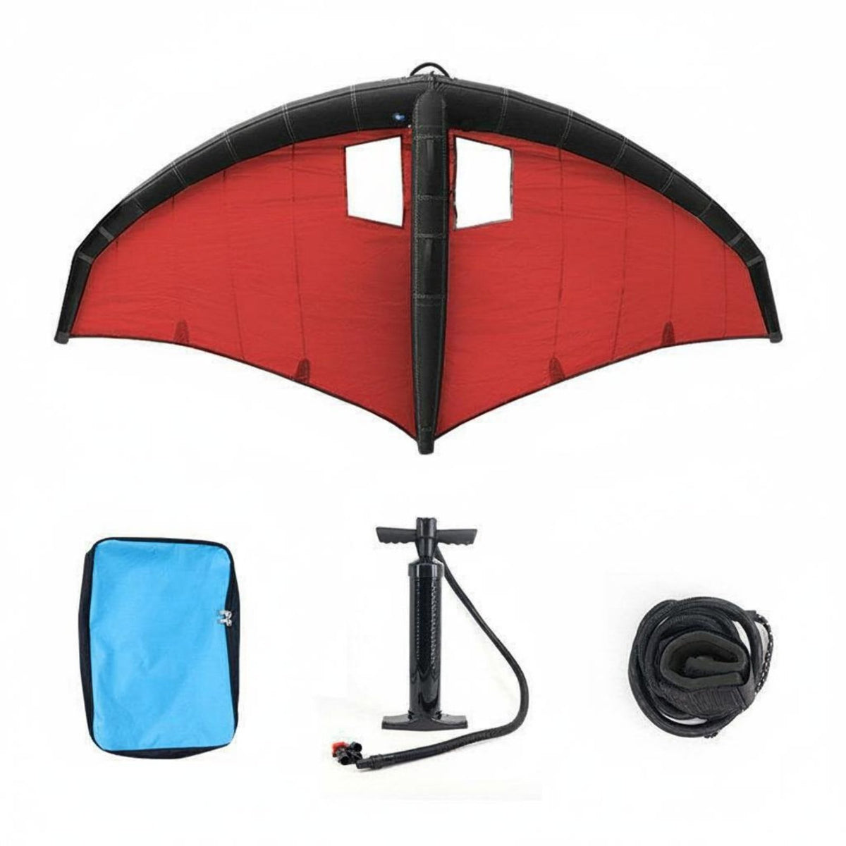 Inflatable Wing Foil Set Ergonomic Handles Inflatable Wing Foil Aerodynamic Design Stand up Hydrofoil Surfing Kit for Sea