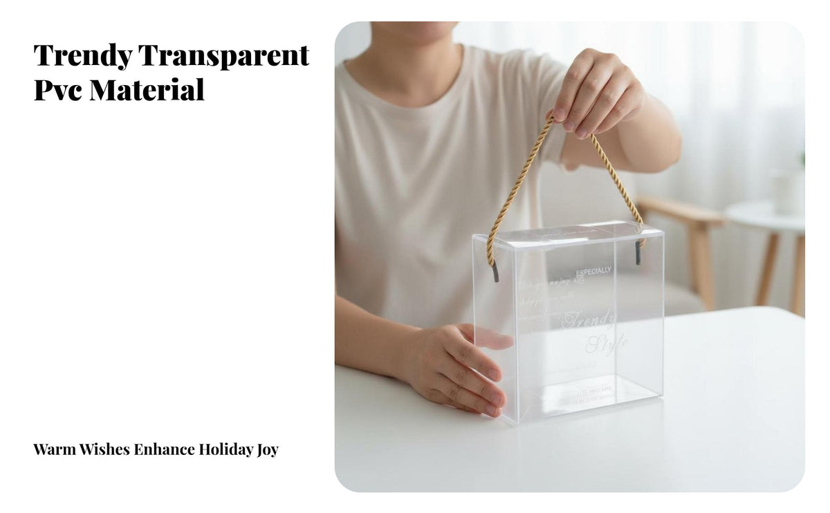 Clear Box Easy Assembly Transparent Gift Box Versatile Foldable Clear Container for DIY Enthusiast S, Dessert Makers, Retail Display, Weddings