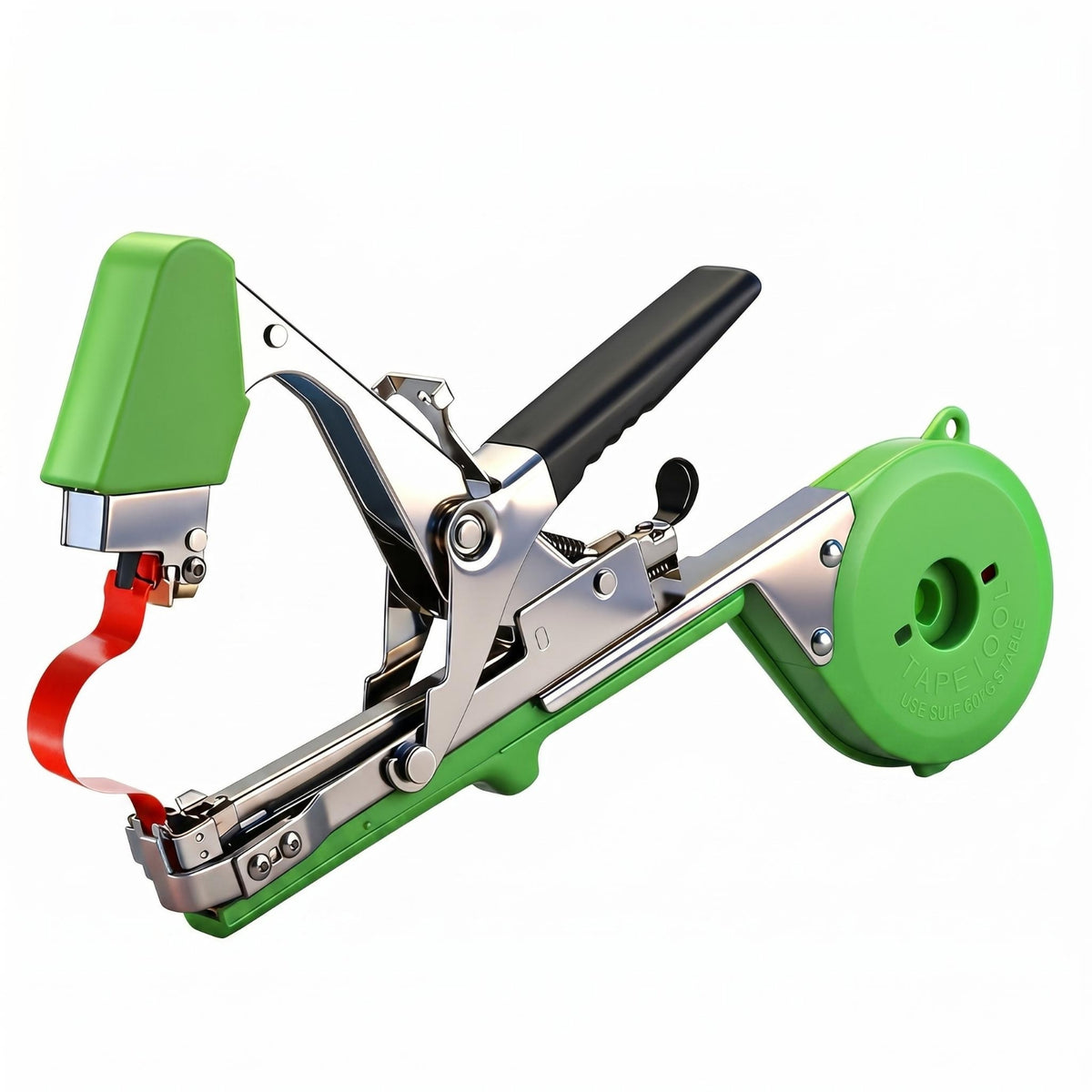 Curved Frame Tomato Vine Tying Tool Trigger Handle Plant Tape Stapler Style Plant Tie Metal Parts
