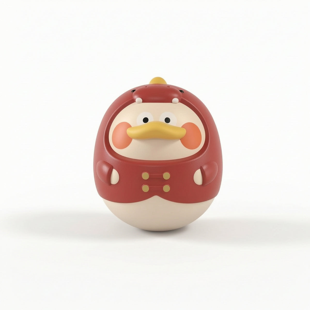 Self-Righting Wobble Toy with Duck Design Wobbling Baby Tumbler Toy Smooth Safe for Playroom