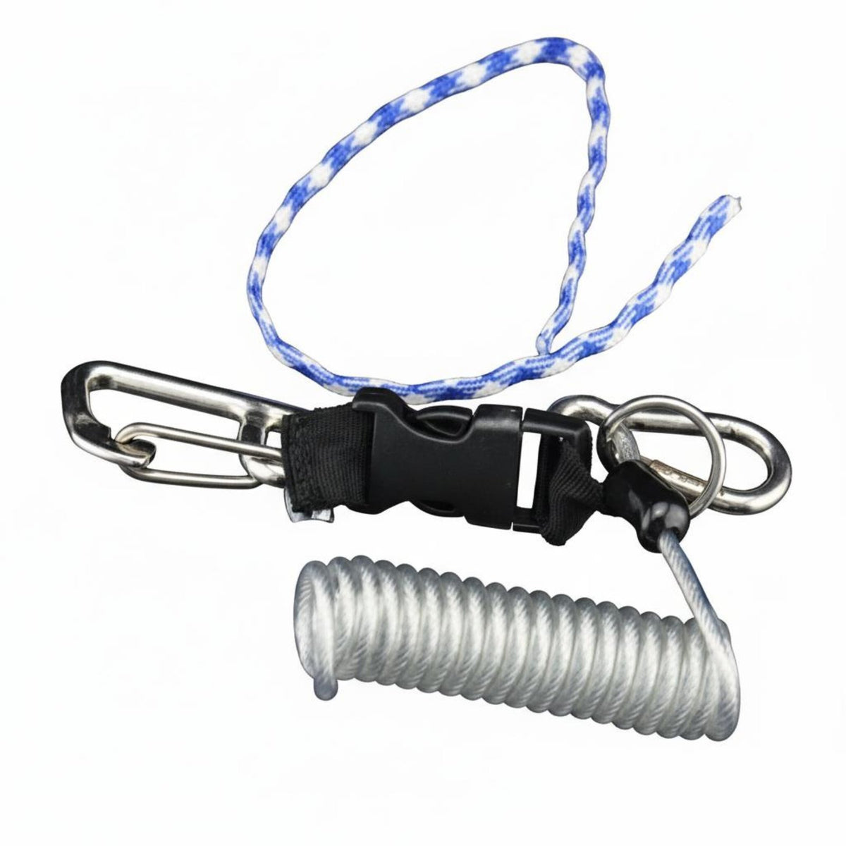 Scuba Diving Coil Lanyard Resistant Diving Camera Multi-Functional Retractable Gear Clip for Underwater Photography