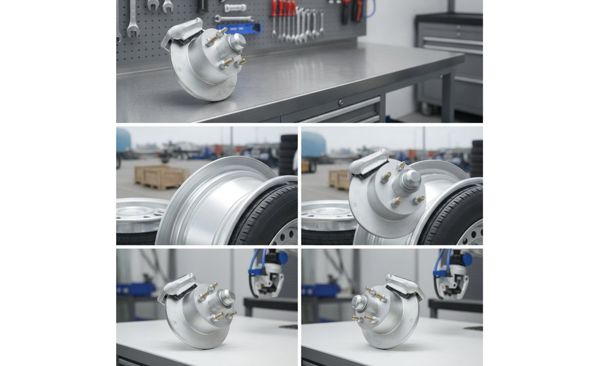 Trailer Disc Brake Coated Trailer Brake Hub Assembly Complete