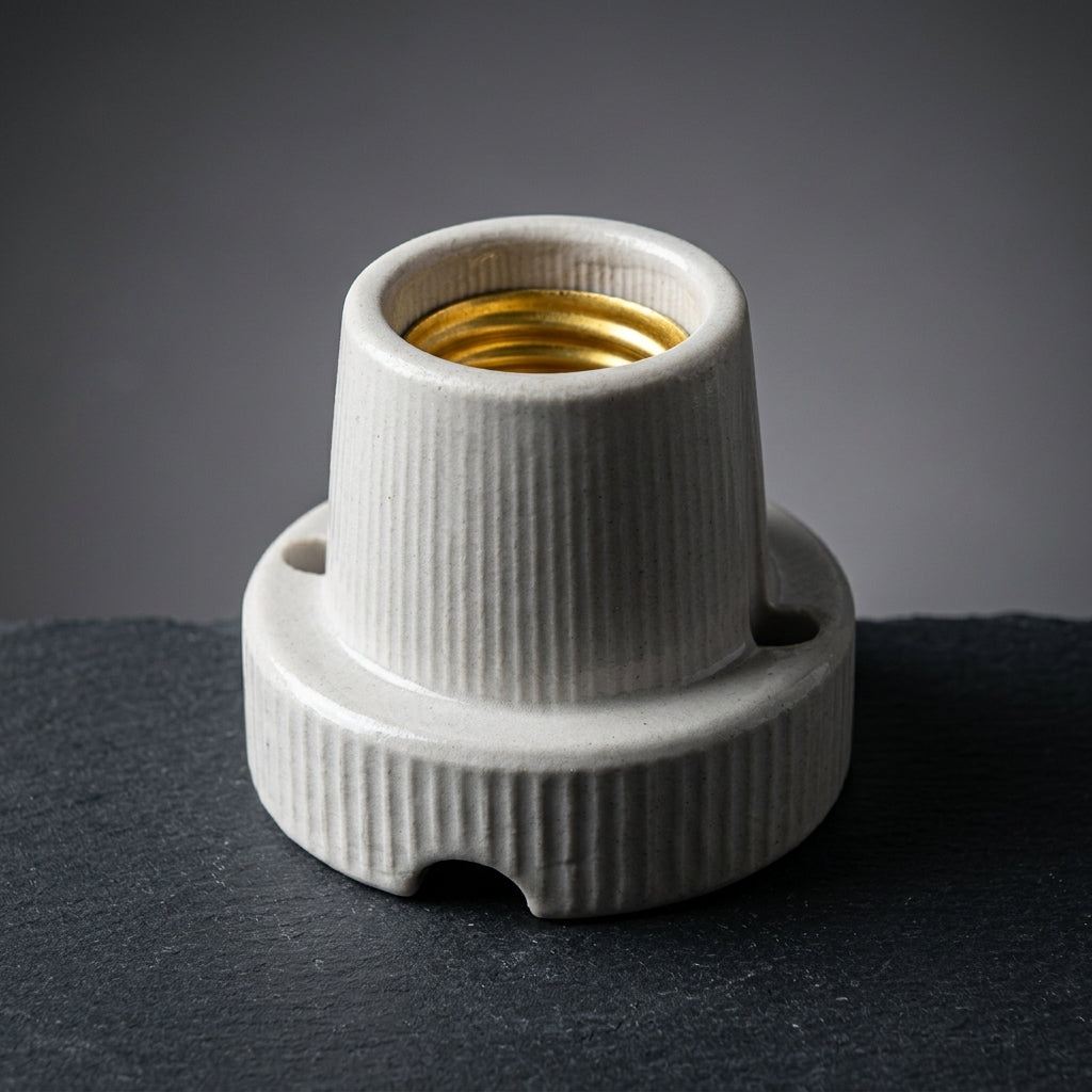 E27 Bulb Ceramic Lamp Holder for Heat Lamp and Terrarium Light, Heat Resistant up to 800°C E27 Lamp, 4A 250V Anti-Hot Reptile Heat Bulb Socket