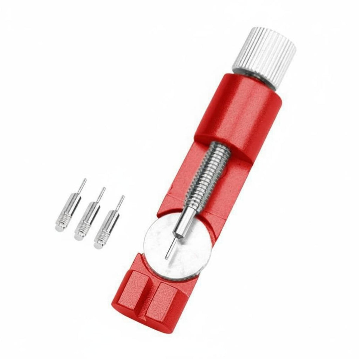 Watch Band Adjustment Tool Adjustable Height Base Watch Band Sizing Tool Strap Pin Remover Set Sturdy for DIY Hobbyists