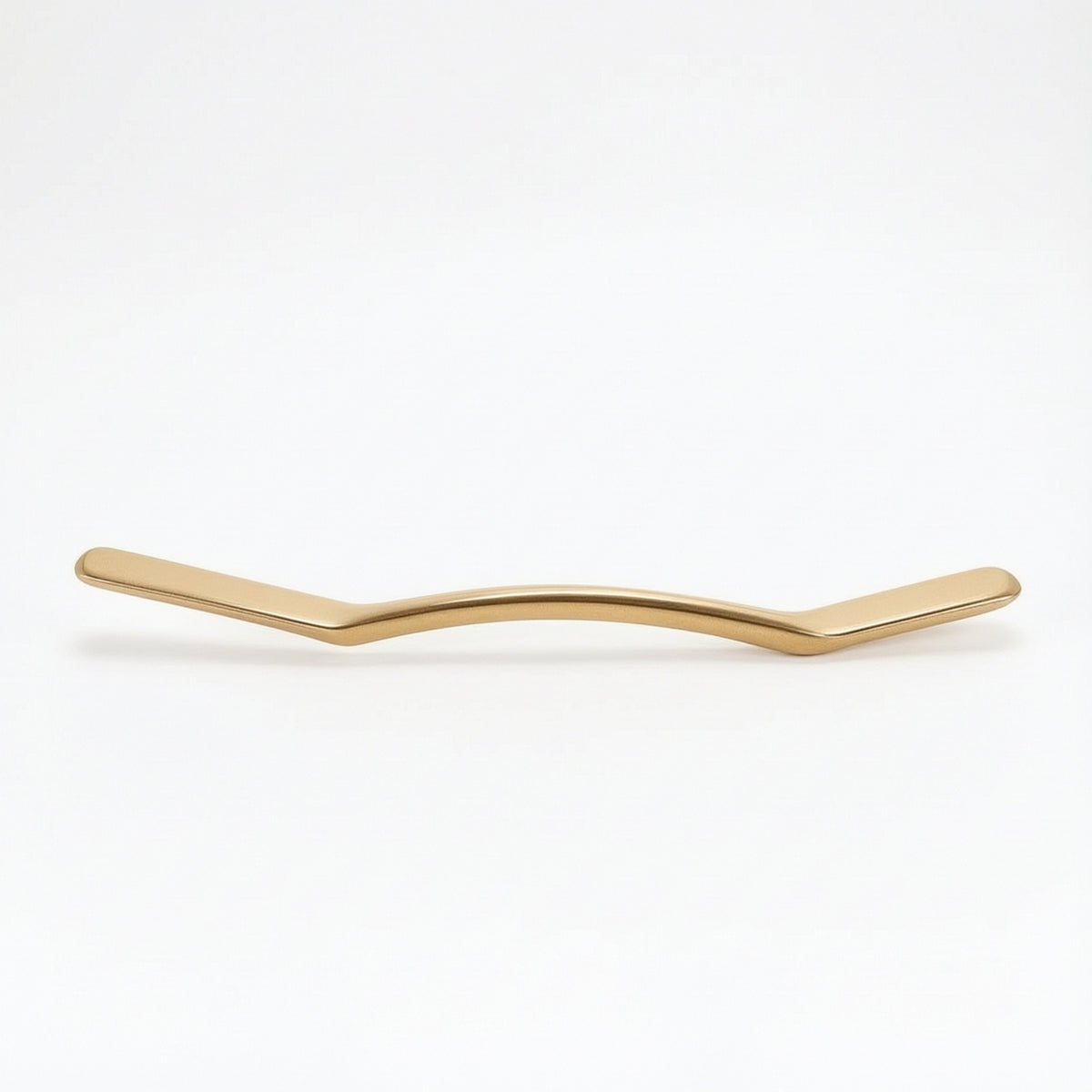 Curved Brass Massage Stick Polished Massage Stick with Acupoint Chart Smooth Lymphatic Drainage Massager Long-Lasting for Masseuses, Home, Spa