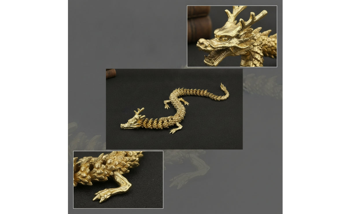 Dragon Figurine Sculpted Sculpture Sturdy for Desk
