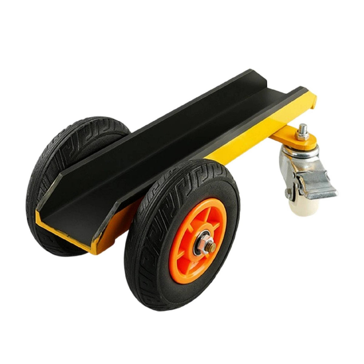 Heavy-Duty Slab Dolly Swivel Panel Mover Industrial Four-Wheel Cart with Rubber Tires Long-Lasting for Contractors