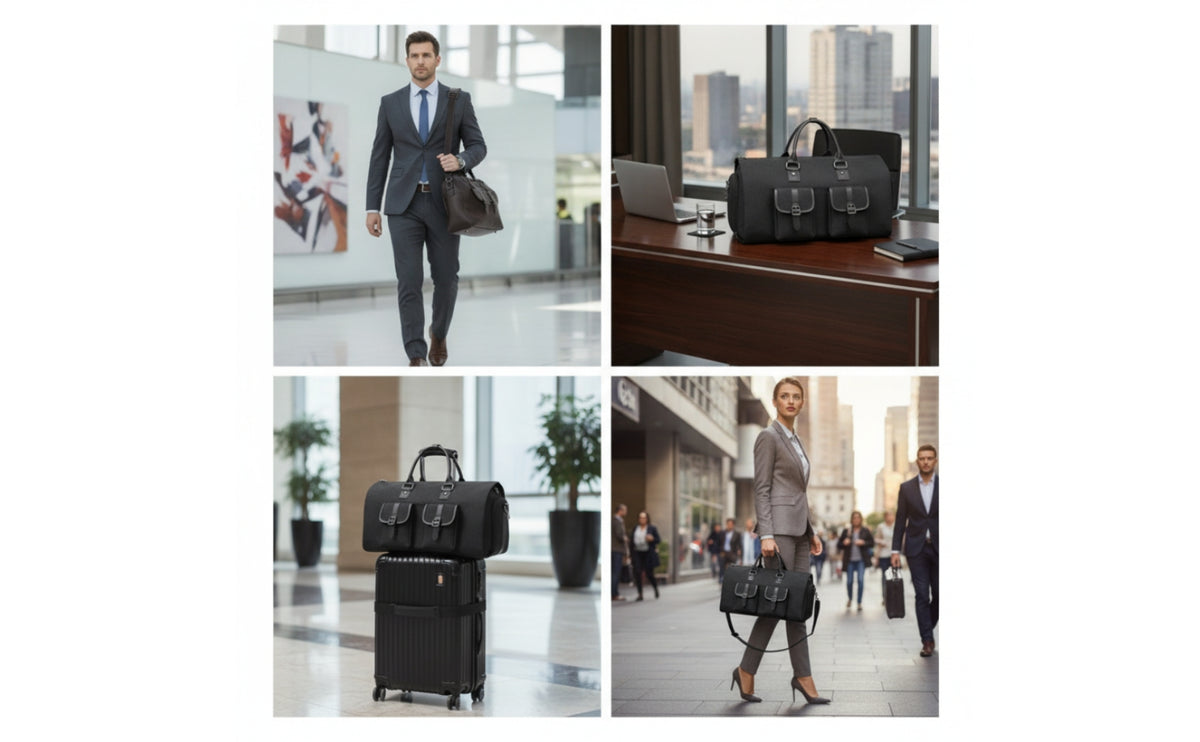 Suit Travel Bag Convertible Garment Bag Carry-on for Business Commuters, Commuters, Air Travel
