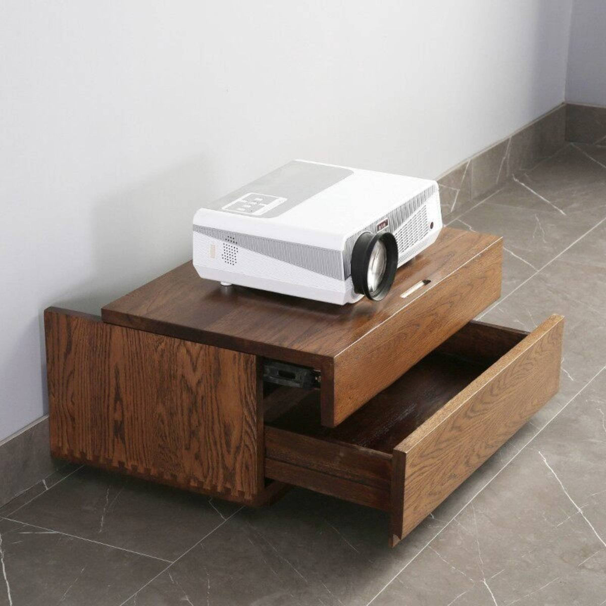 TV Console With Storage Drawers Extendable Media Stand Space-Saving Modern Wooden Media Cabinet for Home Theater, Living Room, Bedroom