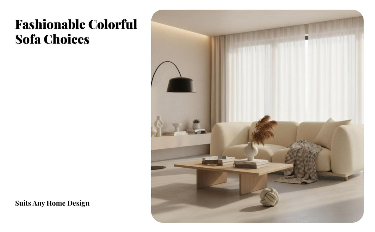 Nordic design bulbous Sectional Wabi-Sabi Aesthetic 7-Seater U-Shaped Sectional plumpLike Comfort Living Room Furniture plump pads for Young Adults, Guesthouse Owners, Interior Designers, Apartment, Studio, Home leisure Space