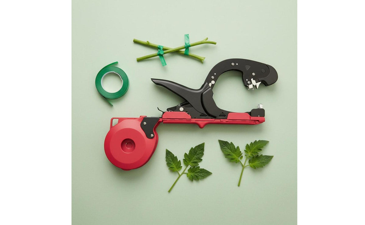 Saves Time Plant Tying Machine Replaceable Blade Tape Tying Easy to Use Vine Stapling Tool Lightweight for Farmers, Gardeners, Farm, Greenhouse