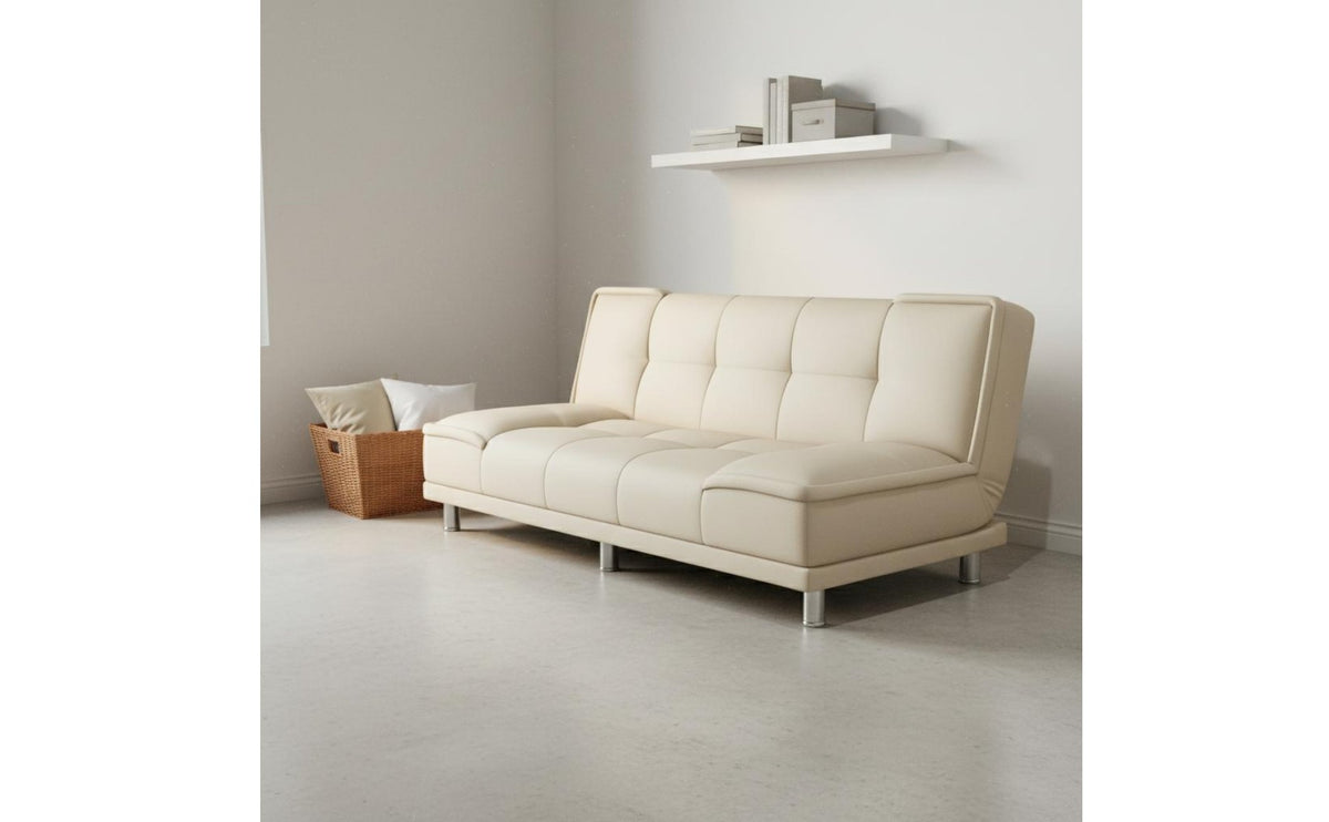 Folding Sleeper Sofa Scratch Resistant Modern Convertible Futon Waterproof Armless Futon Sofa for Small Areas, Bedroom