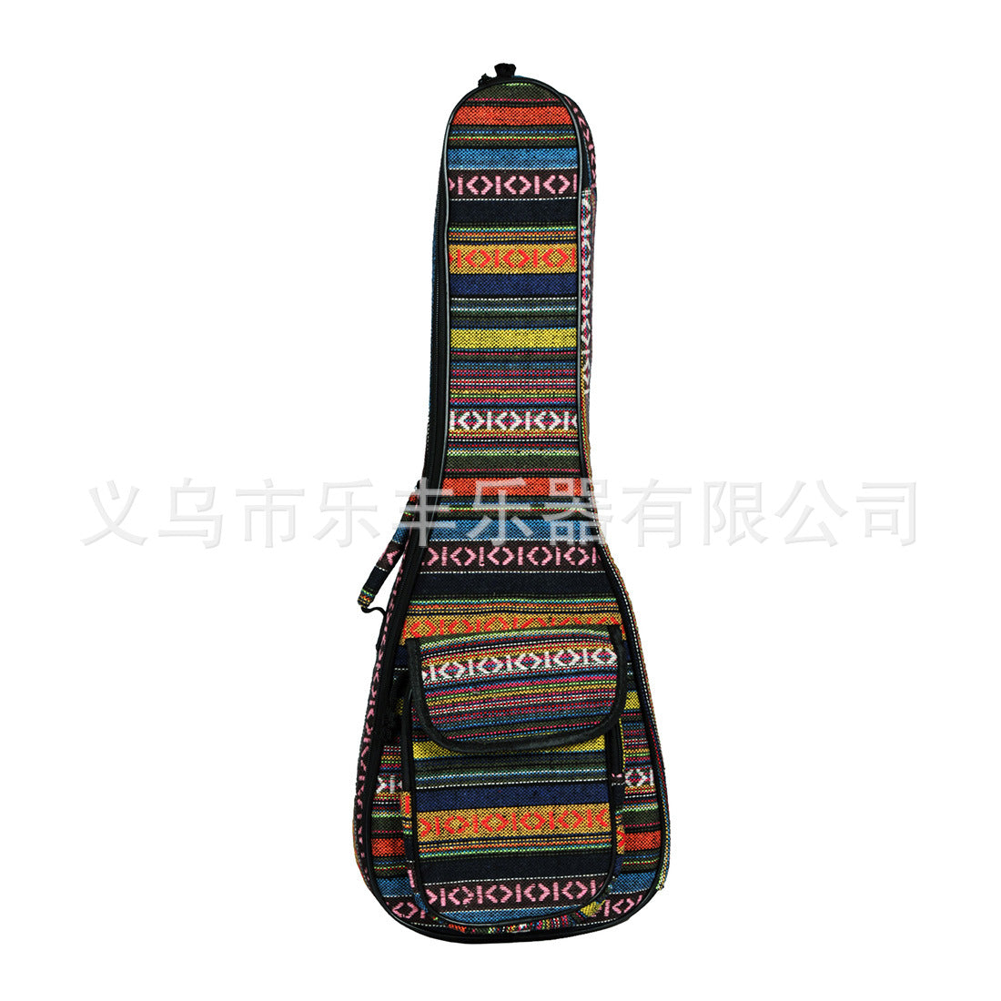 IRIN 23-Inch Ukulele Bag, Ethnic Style, Thickened, Backpack, Cotton Fabric