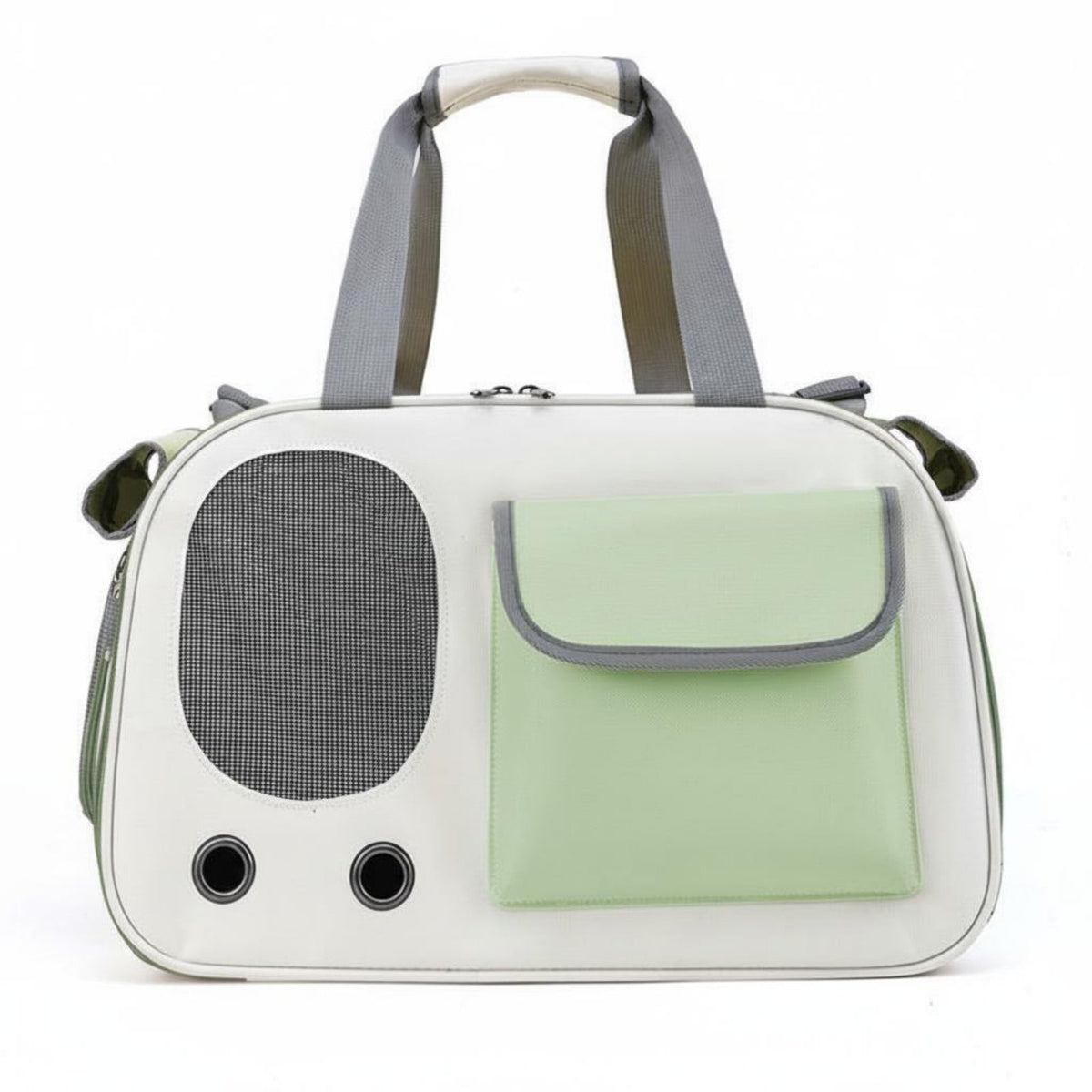Large Capacity Pet Shoulder Bag Breathable Soft-Sided Pet Carrier Lightweight Dog Carrier Bag Stylish Design for Car Rides, Vet Visits