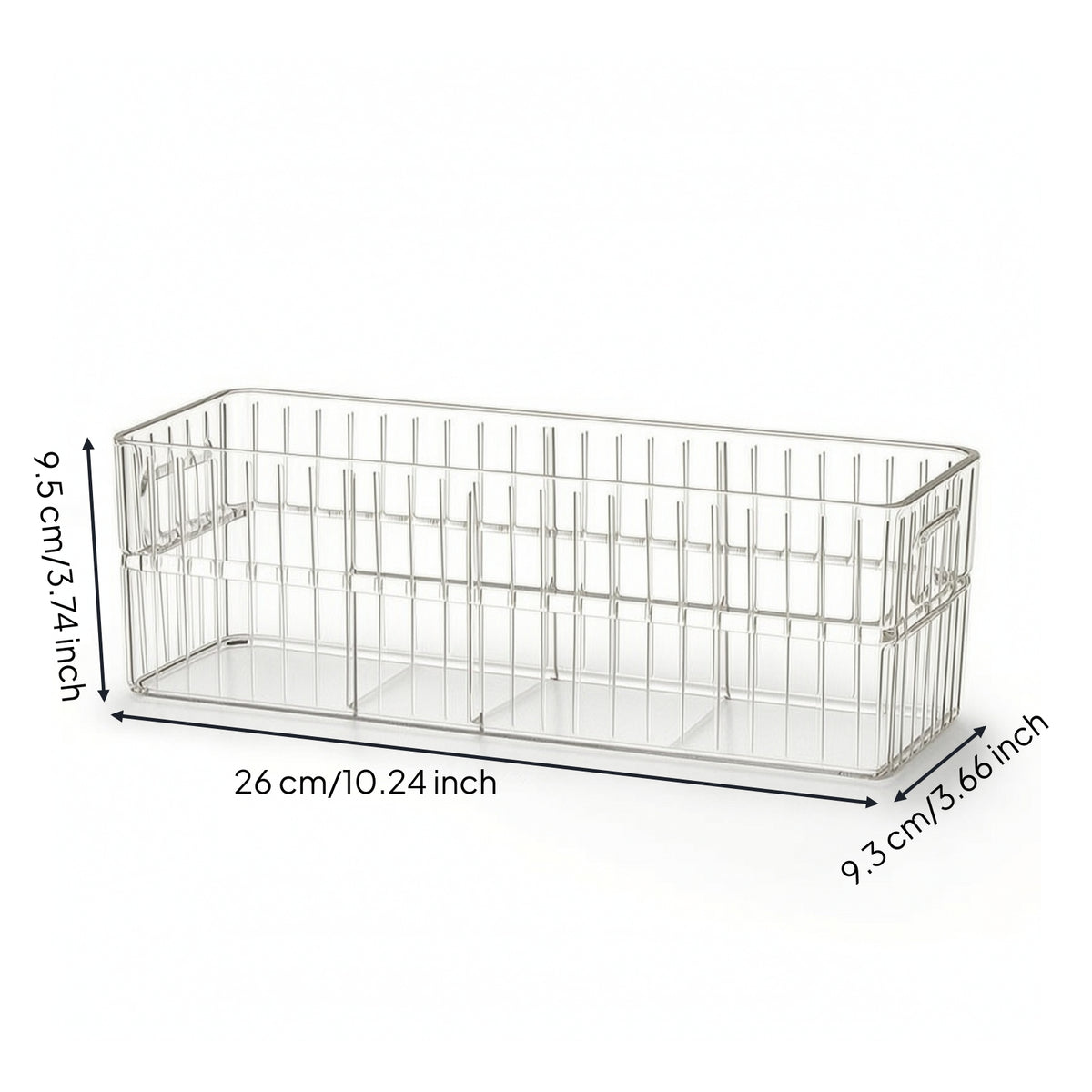 Phone Case Organizer Clear Phone Case Holder Divider Tray Transparent Multi-Slot for Collectors, Desk, Drawer