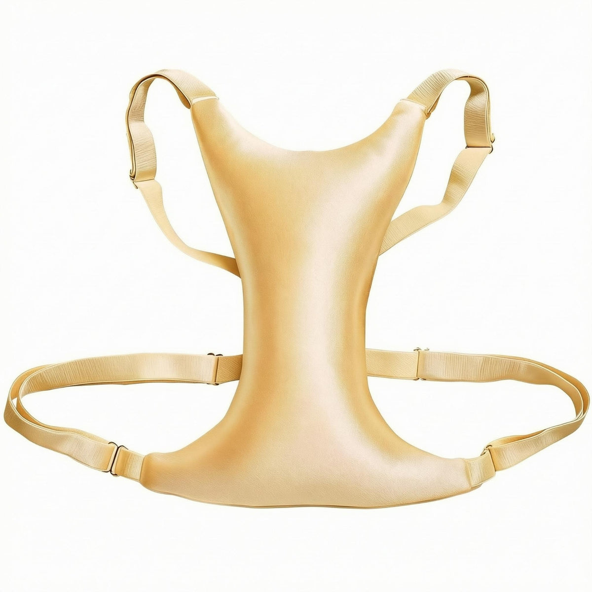 Adjustable Straps Washable Chest Support Cushion Buckles Memory Foam Chest Pillow Contoured 3D Breast Pillow Extended for Sleeping, Resting