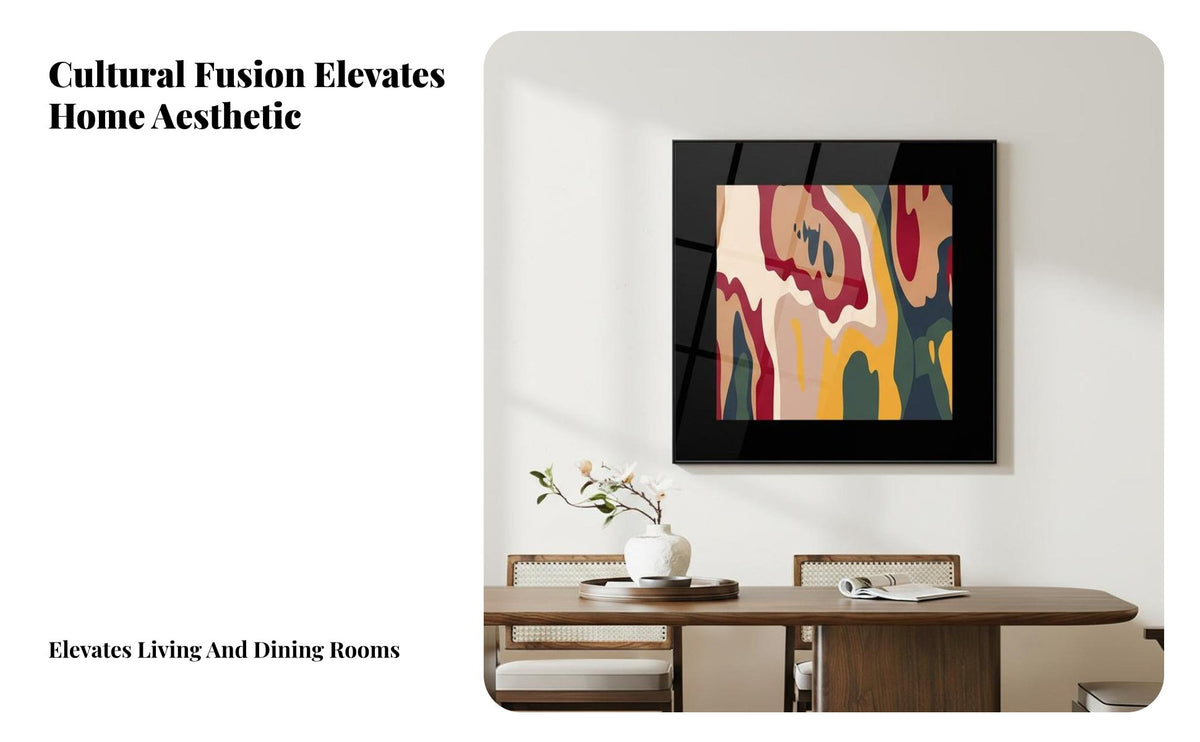 French Retro Song Dynasty Design Art Crafted Tic Decor Framed Canvas Wall Art Ready to Hang Antique Design Wall Hanging for Interior Decorators, Gift Givers, Plant Lovers, Living Room, Bedroom, Hallway, Kitchen