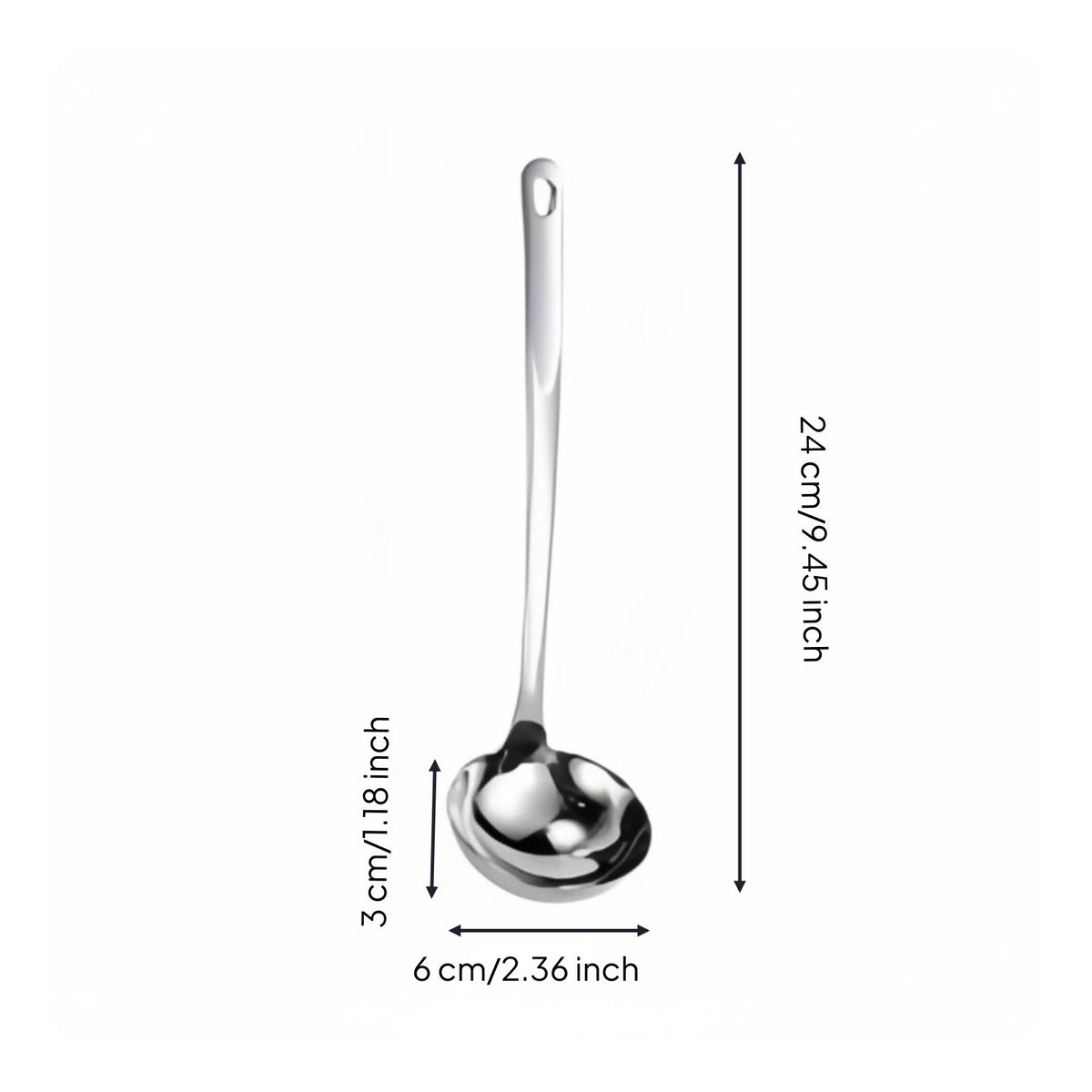 Thickened Hot Pot Ladle and Strainer Scoop Rustproof Hot Pot Skimmer Spoon Easy to Clean Long Handle Stainless Steel Ladle Set Long-Lasting for Buffet, Restaurant